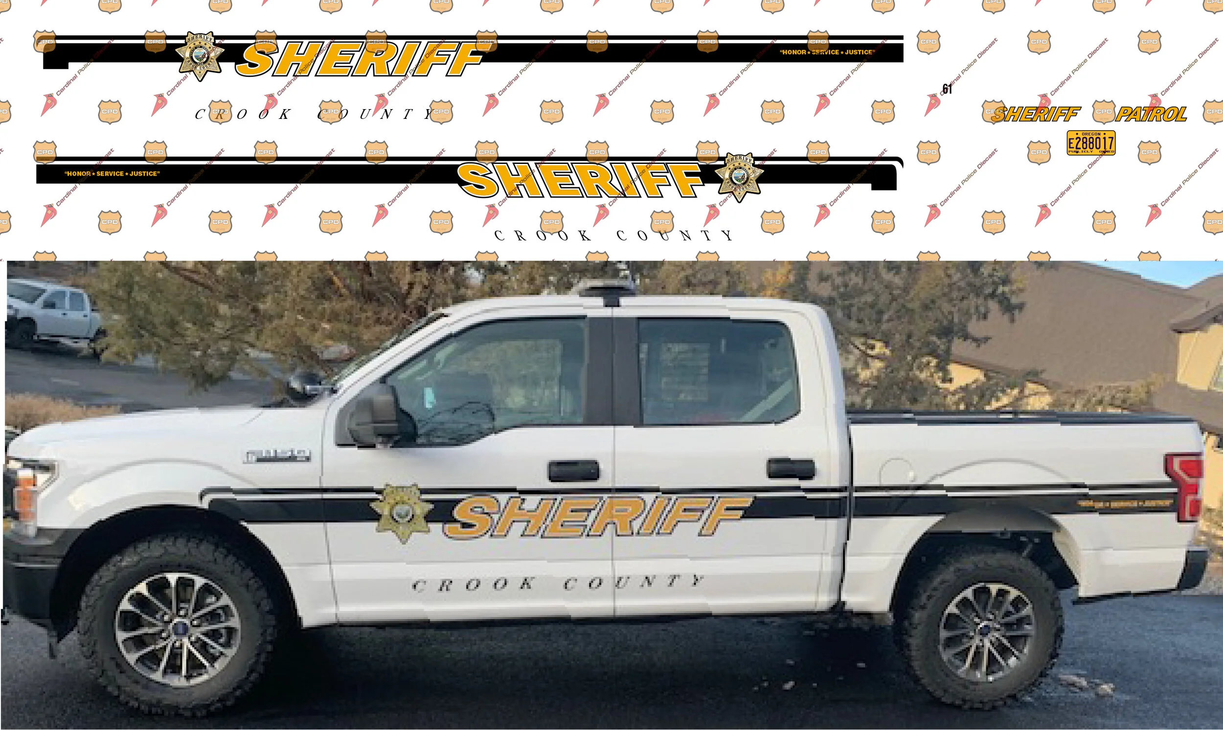 Crook County, OR Sheriff's Office — Cardinal Police Diecast
